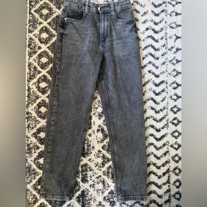 NWOT ZARA Womens black denim jeans US 2 EUR 34